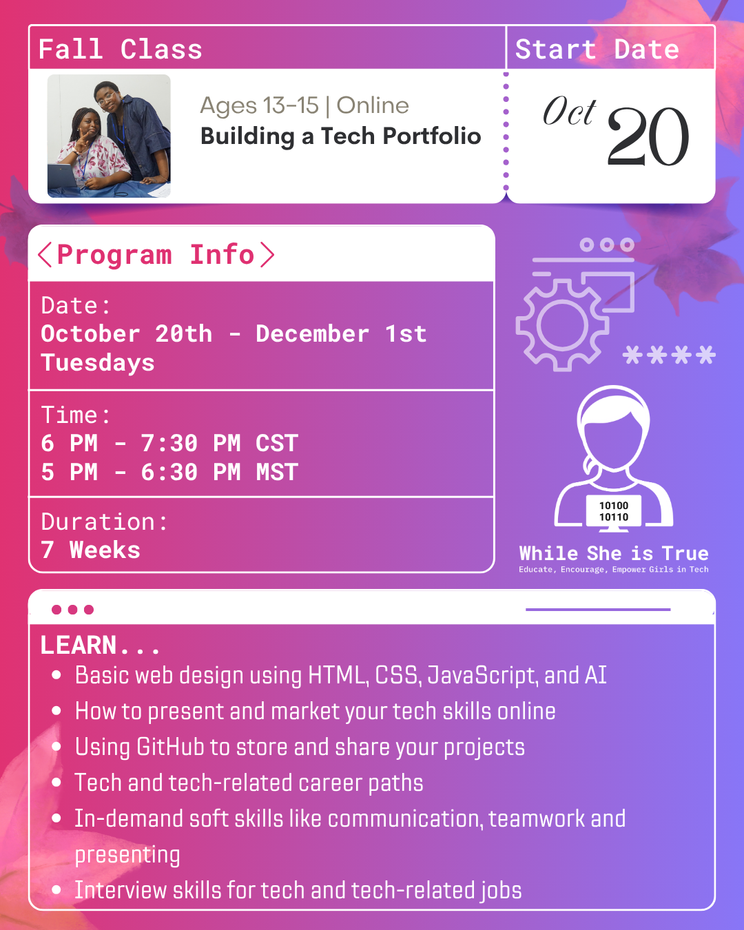 Building a Tech Portfolio Poster